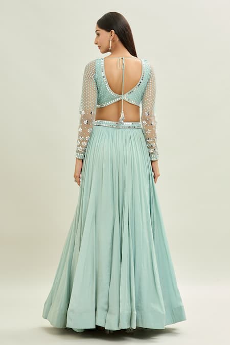 Aaryaa By Kashveen Kohli Embroidered Lehenga Set 