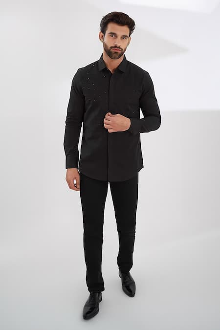 HeSpoke Midnight Embellished Shirt 