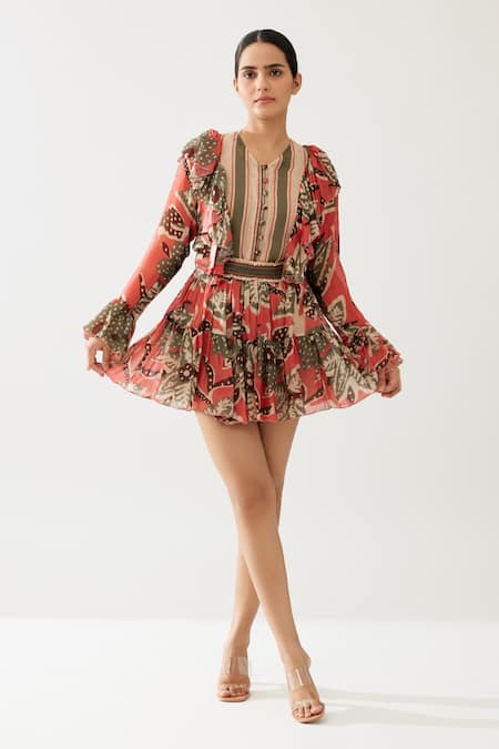 Koai Floral Print Skirt 