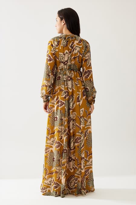 Koai Floral Print Kaftan Dress 