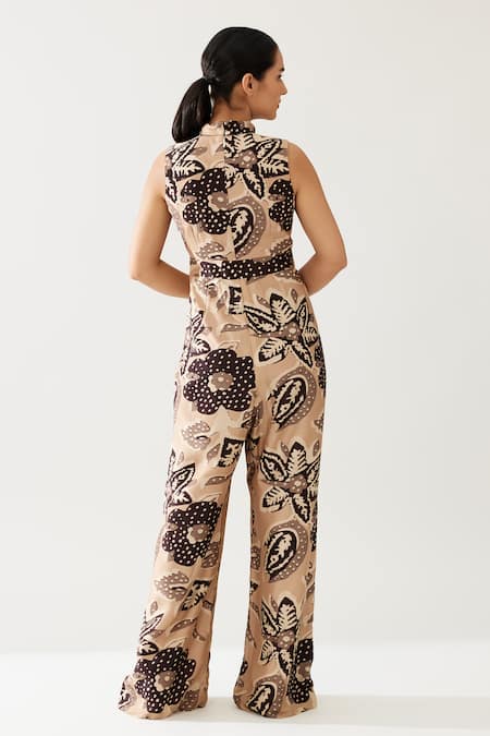 Koai Flora Blossom Print Jumpsuit 