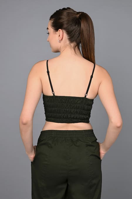 Buy Tuna London - {Tuna Active} Green Cotton Patchwork Open , Crew Plain Jacket And Yoga Pant Set Buy_Tuna London - {Tuna Active}_Green Cotton Patchwork Open , Crew Plain Jacket And Yoga Pant Set