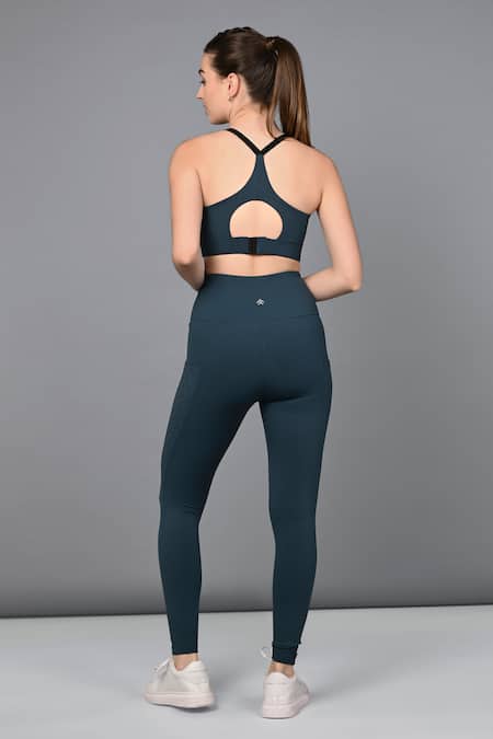 Tuna London - {Tuna Active} Teal Mesh Top & Leggings Set