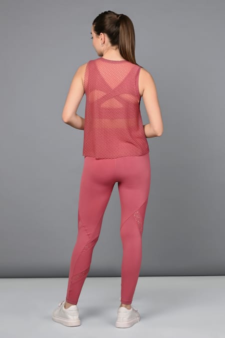 Tuna London - {Tuna Active} Mesh Work Sporty Chic Top & Leggings Set