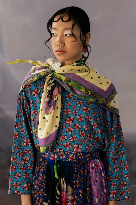 Yavi Anaconda Modal Jersey Printed Top 