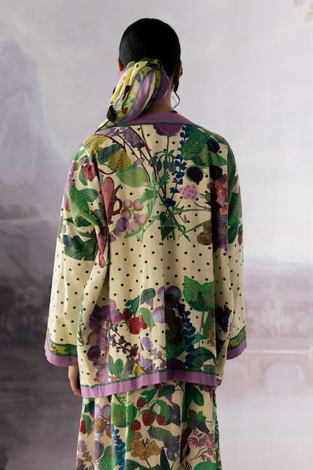 Yavi Lara Handloom Cotton Jacket 