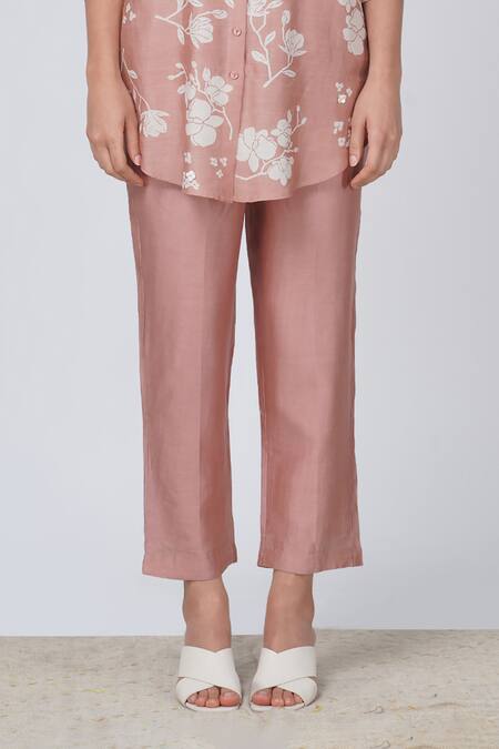 Buy Arcvsh By Pallavi Singh Beige , Chanderi Embroidery Yuri Floral Block Print Shirt And Pant Set Online at Aza Fashions Buy_Arcvsh By Pallavi Singh_Beige , Chanderi Embroidery Yuri Floral Block Print Shirt And Pant Set _Online_at_Aza_Fashions