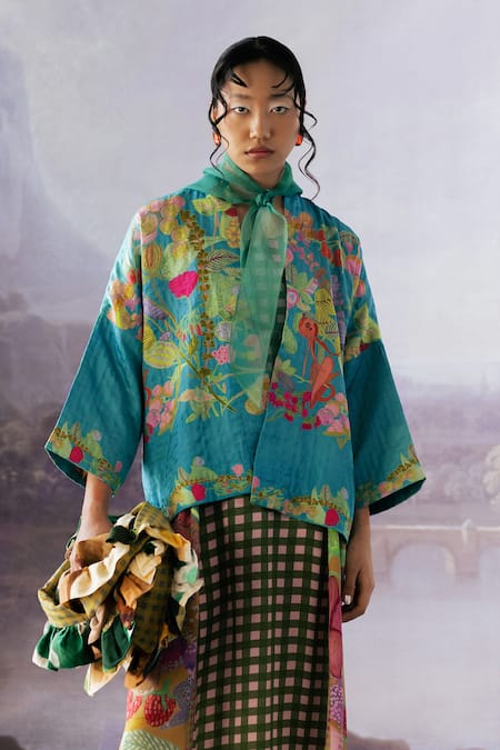 Yavi Halcyon Kitchen Garden Print Jacket 