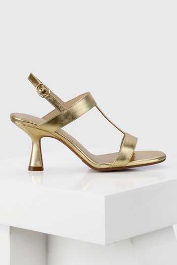 Buy_Oroh_Gold Verona Cutout Strap Heels _Online_at_Aza_Fashions
