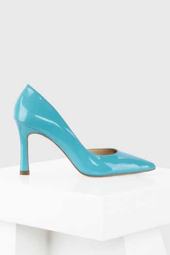 Oroh Blue Embroidery Barcelona Thread Pump Heels Online at Aza Fashions Oroh_Blue Embroidery Barcelona Thread Pump Heels_Online_at_Aza_Fashions