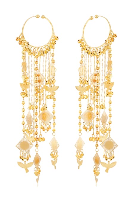 Vivinia By Vidhi Mehra Bird Hanging Charm Pair of Bangle Kaleeras 