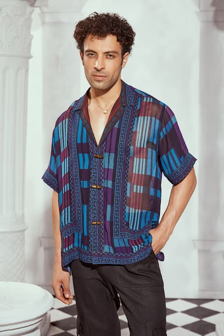 Nikita Mhaisalkar Tile Print Shirt 