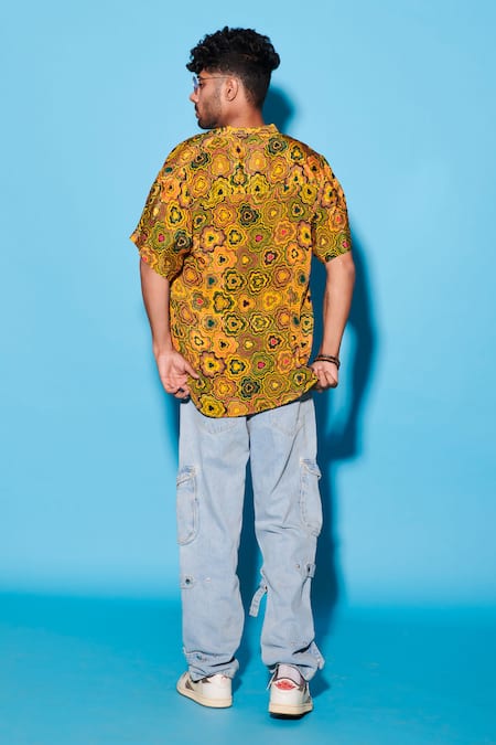 Esha L Amin Collared Half Sleeve Shirt 