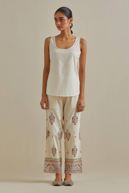 Kora Pink Cotton, Chanderi Sequins, Embroidery, Mirrors Patchwork Shirt And Pant Set Online at Aza Fashions Kora_Pink Cotton, Chanderi Sequins, Embroidery, Mirrors Patchwork Shirt And Pant Set _Online_at_Aza_Fashions