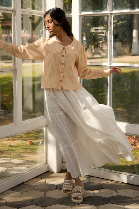 Banera Elanor Threadwork Bodice Top 