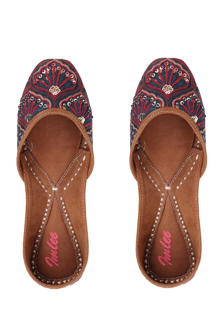 Imlee Jaipur Burning Bush Print Juttis 