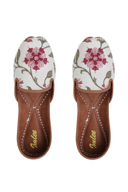 Imlee Jaipur Desert Rose Print Moccasin Jutti 