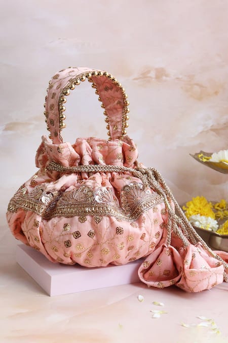 Soho Boho Studio By Aarti Thakur Sequin Embroidered Potli 