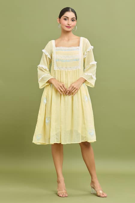 Jyoti Bansal Thread Embroidered Dress 