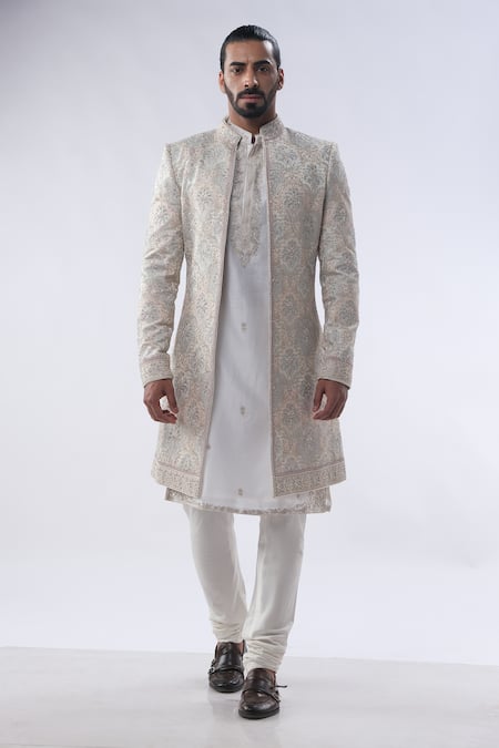 Kommal Sood Dori Embroidered Sherwani Churidar Set