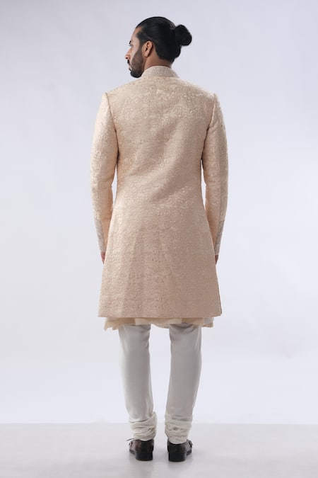 Kommal Sood Floral Dori Embroidered Sherwani Trouser Set