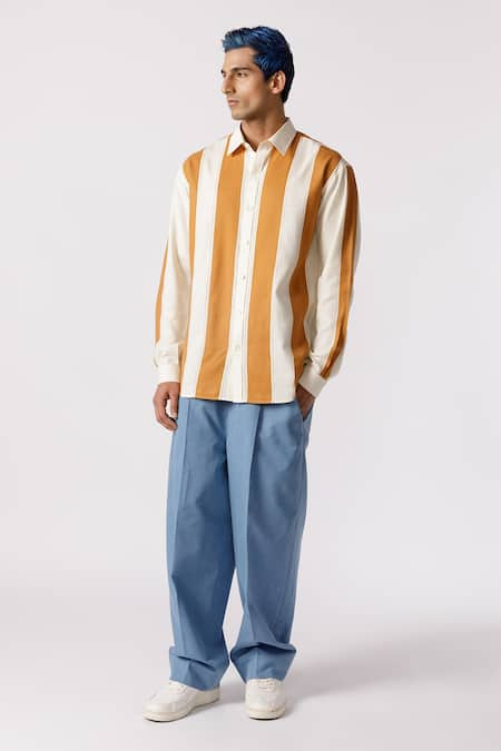 Line out line Full Sleeve Cotton Shirt 