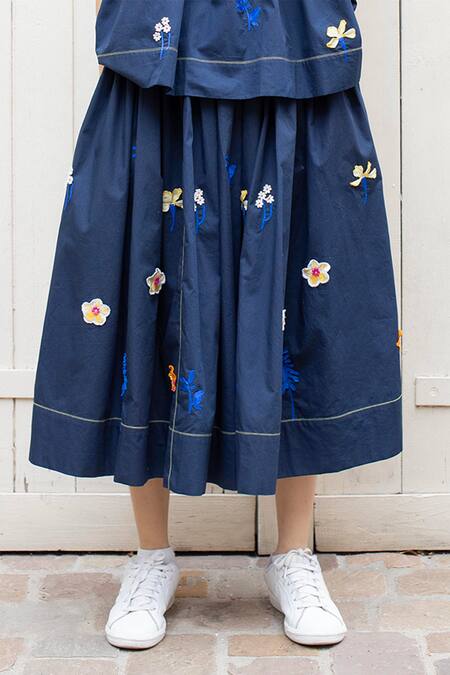 Laite Ciara Applique Flowy Skirt 