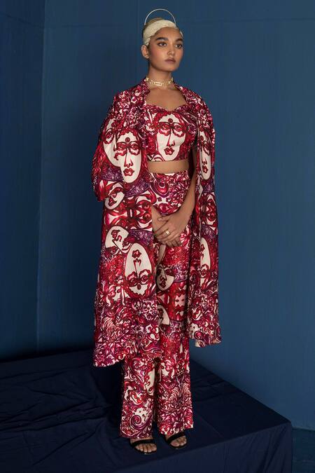 Whencut Goddamn Abstract Figuring Pattern Jacket 