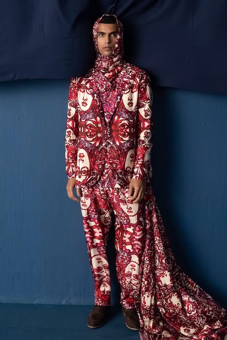 Whencut Goddamn Affirm Abstract Print Trouser 