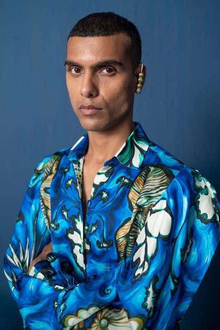 Whencut Goddamn Lets Do What I Say Floral Print Shirt 