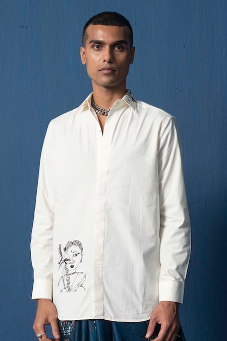 Whencut Goddamn Im Worth It Collared Shirt 