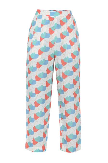 Tara And I Multi Color Tencel, Linen Collared Faraway Floral Print Shirt And Pant Set Online at Aza Fashions Tara And I_Multi Color Tencel, Linen Collared Faraway Floral Print Shirt And Pant Set_Online_at_Aza_Fashions