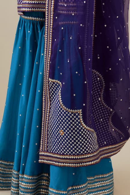 Buy Priyal Prakash Purple Organza, Chanderi, Sequins, Zari Embroidered Kurta Gharara Set Online at Aza Fashions Buy_Priyal Prakash_Purple Organza, Chanderi, Sequins, Zari Embroidered Kurta Gharara Set _Online_at_Aza_Fashions