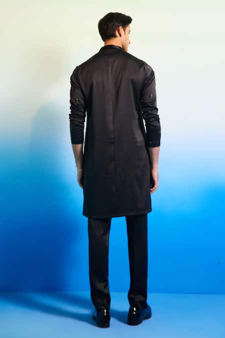 Contrast By Parth Pyramid Embroidered Kurta Set 