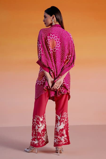 Twenty Nine Breezy Sunflower Bandhani Tie Shirt 