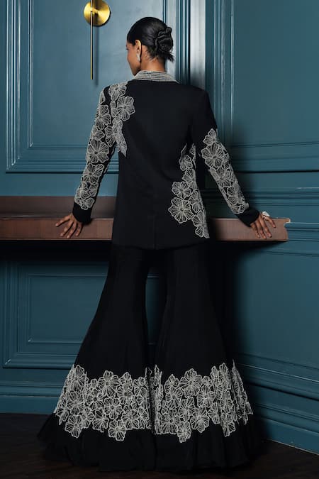 Charu And Vasundhara Vega Embroidered Blazer & Pant Set 