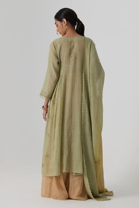 Rhua Mihika Blossom Zardozi Embroidered Anarkali Set 