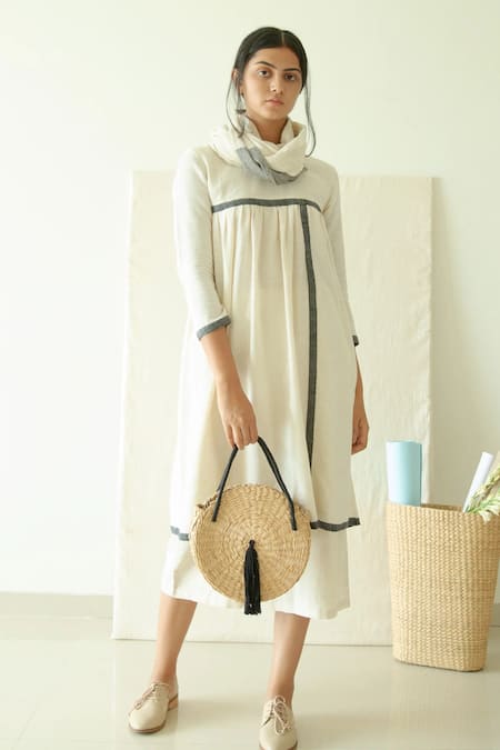 Merakus Applique Organic Cotton Dress 