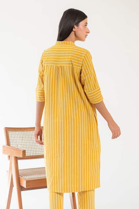 Merakus Contrast Striped Dress 