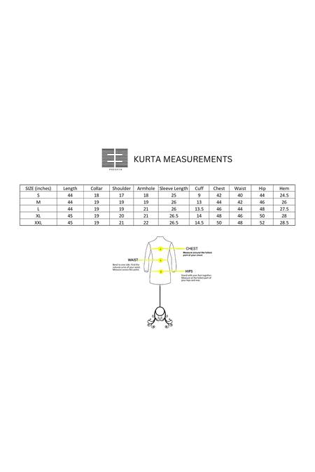 Preevin Off White Cotton Mirrors, Embroidery Blossom Quad Kurta Set at Aza Fashions Preevin_Off White Cotton Mirrors, Embroidery Blossom Quad Kurta Set _at_Aza_Fashions