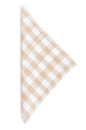 Shop_Tiber Taber_Beige Cotton Bundle Of Joy Checkered Pattern Jhabla Combo Set