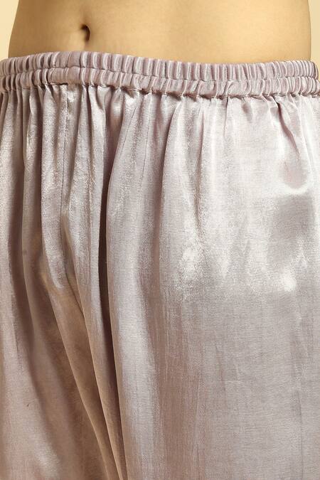 Buy_Masumi Mewawalla_Purple Maheshwari, Silk Sequins Embroidered Kurta And Pant Set 