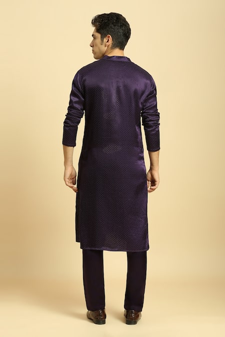 Masumi Mewawalla Kurta Set With Embroidered Border Dupatta 