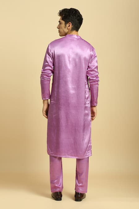 Masumi Mewawalla Solid Kurta Set With Ombre Dupatta 