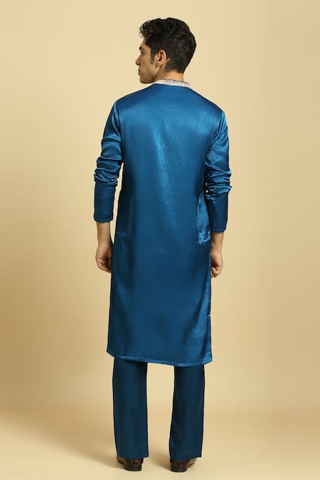 Masumi Mewawalla Hand Embroidered Collar Kurta Set 