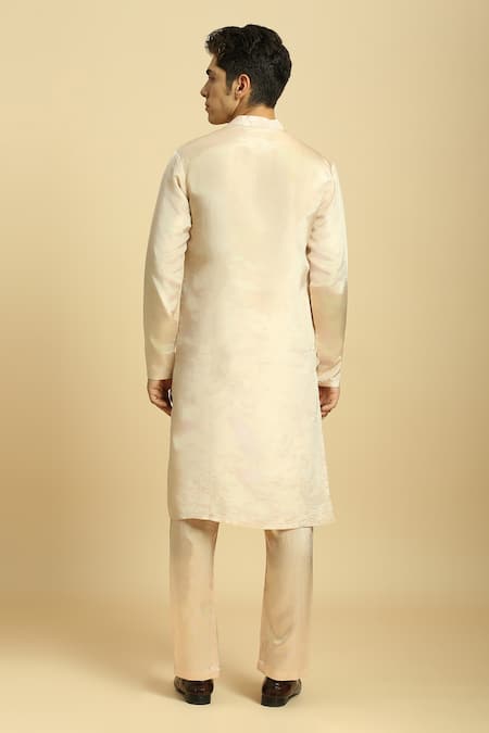 Masumi Mewawalla Straight Kurta Set With Ombre Dupatta 