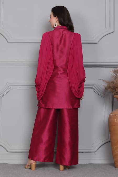 Midori By Sgv Verve Sequin Embellished Shirt With Pant 