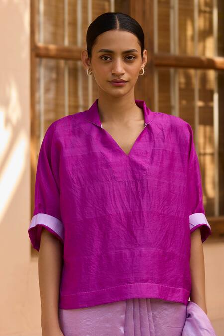 Surmaye Pink Silk Embroidery Reflections Jamdani Floral Motif Saree at Aza Fashions Surmaye_Pink Silk Embroidery Reflections Jamdani Floral Motif Saree _at_Aza_Fashions