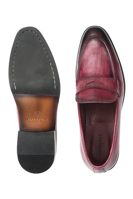 Ivrah_Pink Samual Handpainted Shoes_at_Aza_Fashions