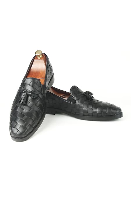 IVRAH Falcon Basketweave Textured Shoes 